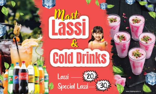 thumbnail Mast Lassi & Cold Drinks Flex Banner 5x3